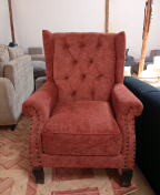 wing chair single seater spring cushions 18,000 each