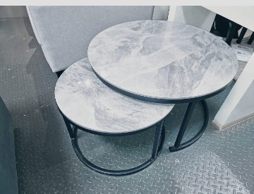 round coffee tables marble top 3pieces design 10