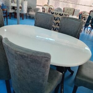 modern 6 piece marble dining table set marble top table design 6