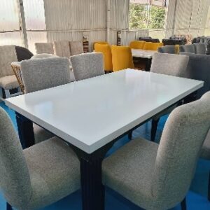 modern 6 piece marble dining table set marble top table design 7