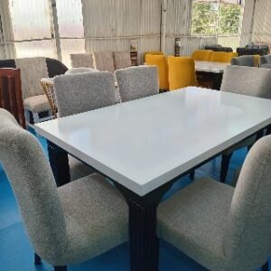 modern 6 piece marble dining table set marble top table design 9