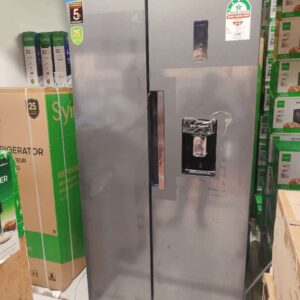 syinix side by side 460 litres refrigerator with dispenser no frost