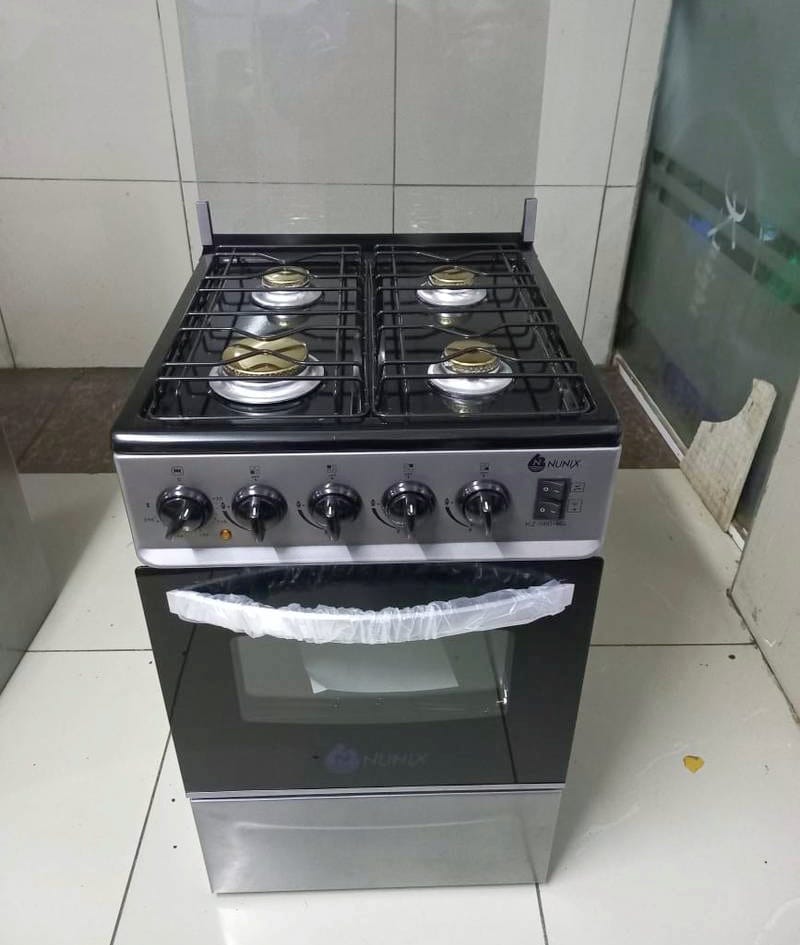Nunix 4 Burner Cooker Full Gas Silver - Image 2