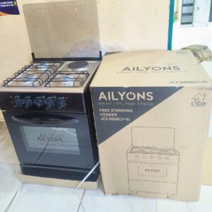 Ailyons 3+1 Cooker With Oven 60*60 Black