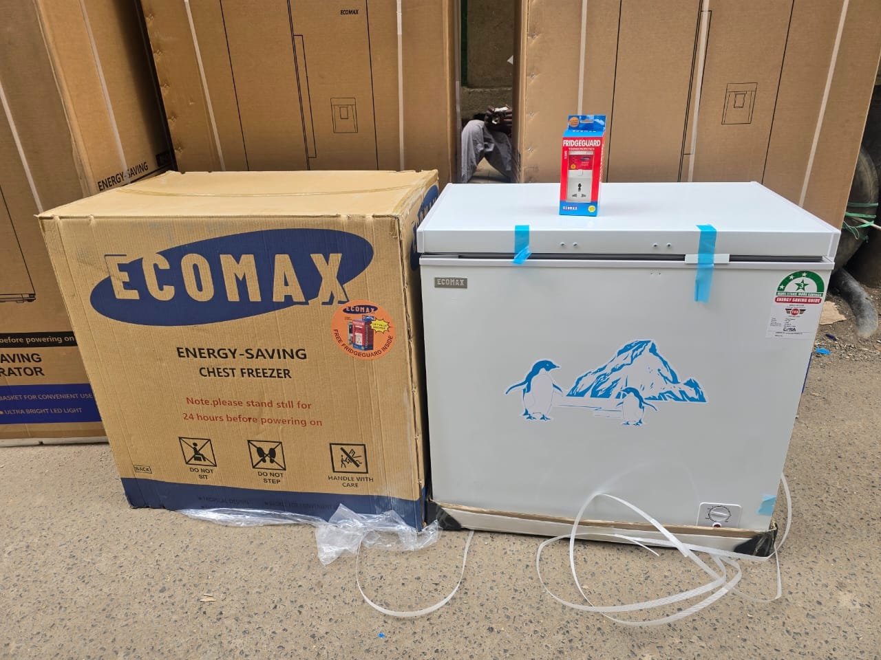 Ecomax Deep Freezer 169L.