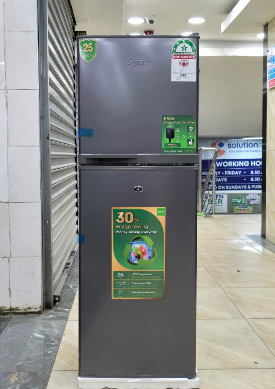 Syinix 138L Double Door Fridge. - Image 2