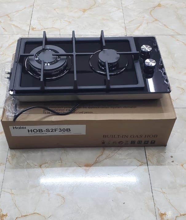 Haier Glass Inbuilt Cooker 2 Burner