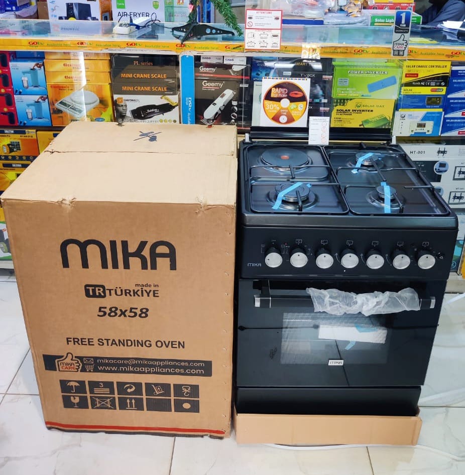 Mika 58*58 Cooker 3+1 With Eletric Oven - Image 2