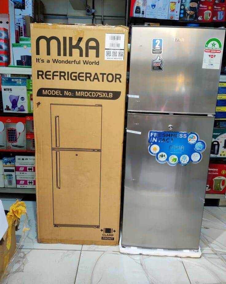 Mika 138L Double Door Fridge.