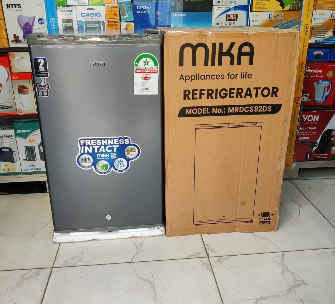 Mika 92L Fridge Single Door