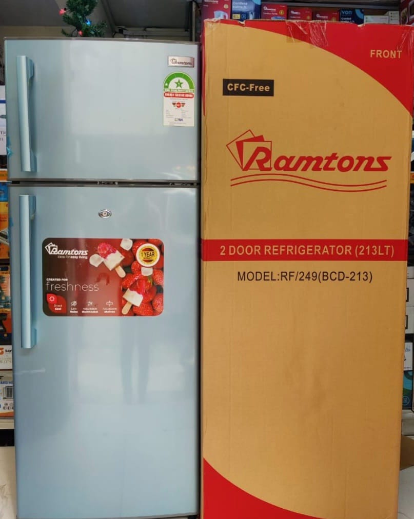 Ramtons 213L Fridge DOuble Door.