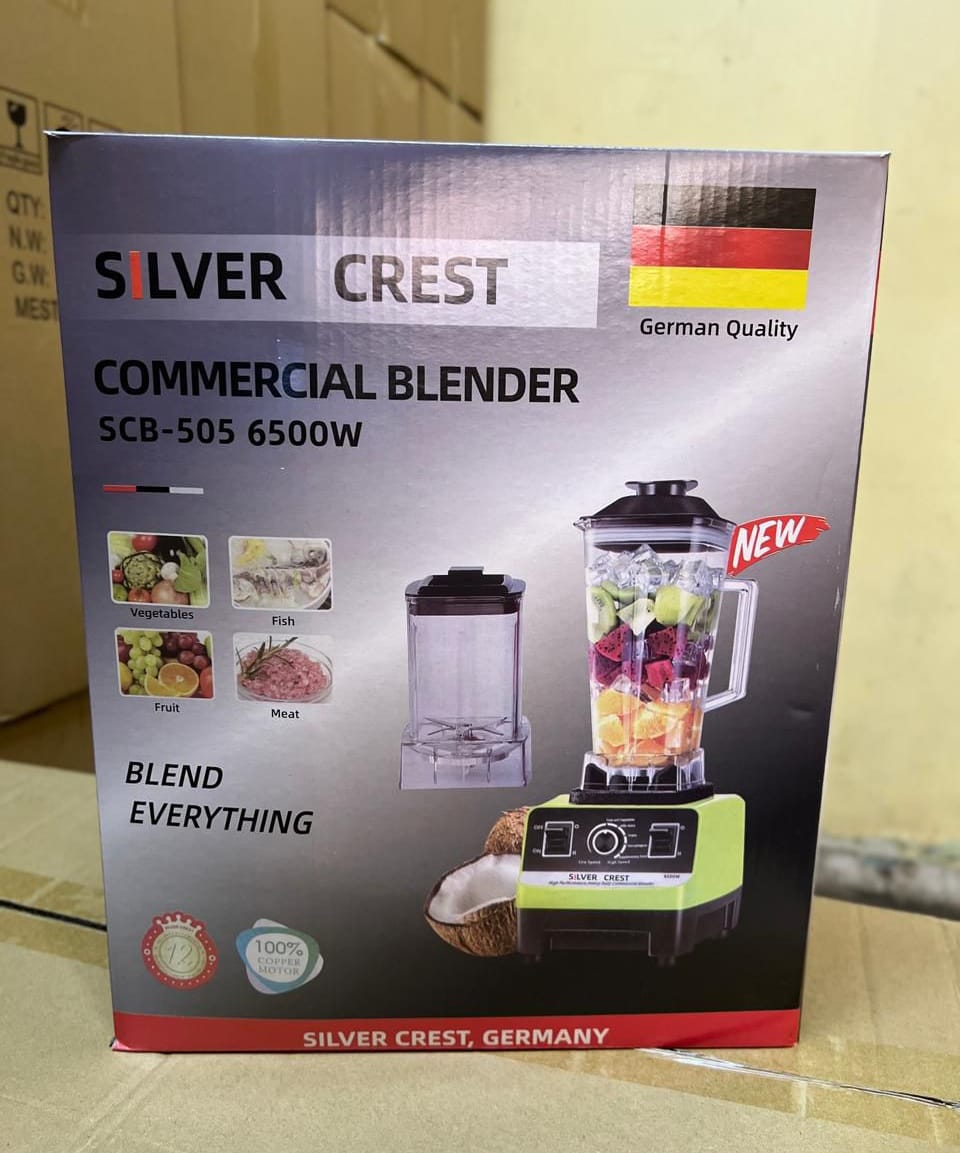 Silver Crest Commercial Blender 6500 Watts