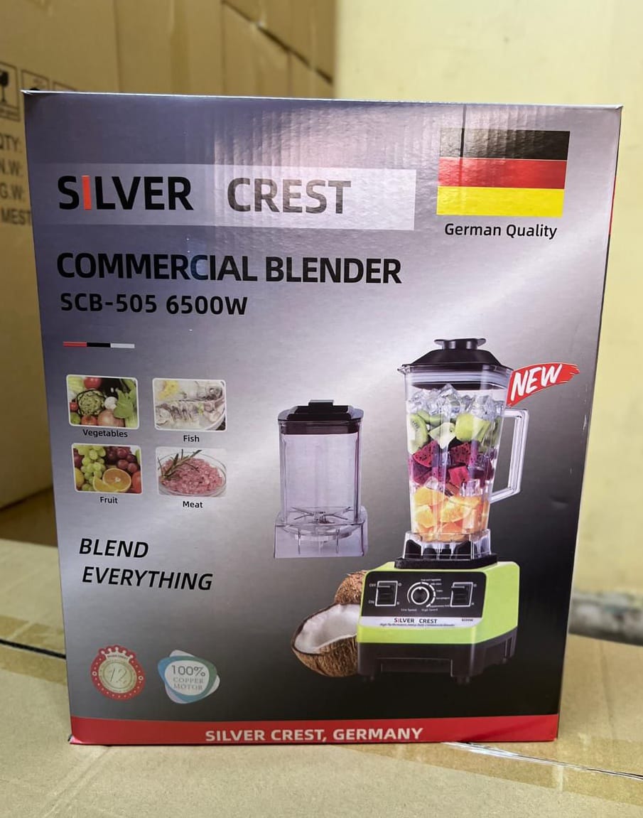 Silver Crest Commercial Blender 6500 Watts - Image 2