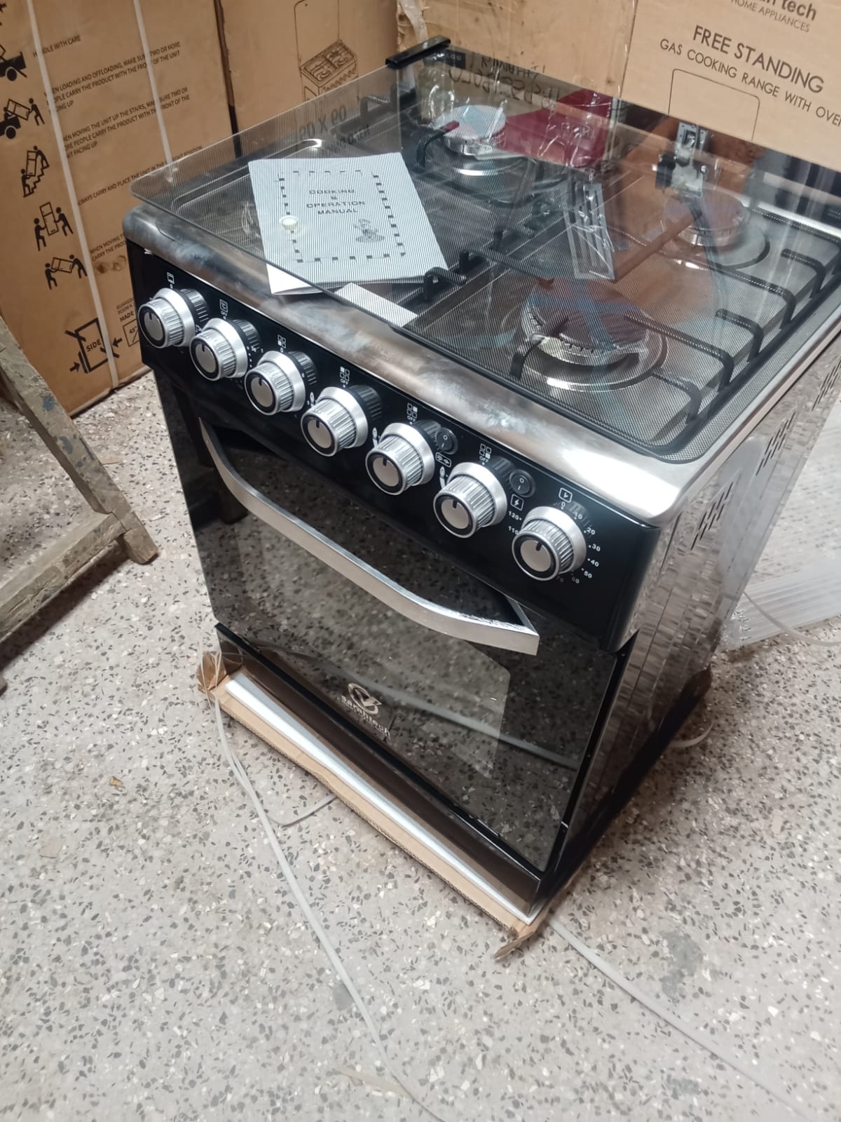 Sarahtech 60*60 3+1 Standing Cooker