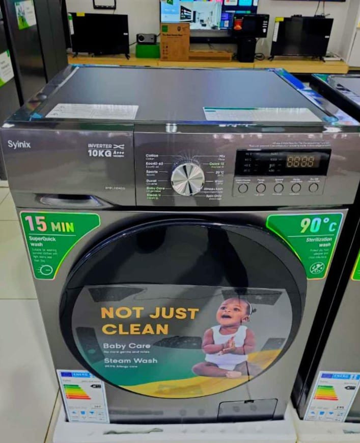 Syinix Washing Machine 10Kgs Front Load. - Image 2