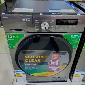 Syinix Washing Machine 10Kgs Front Load.