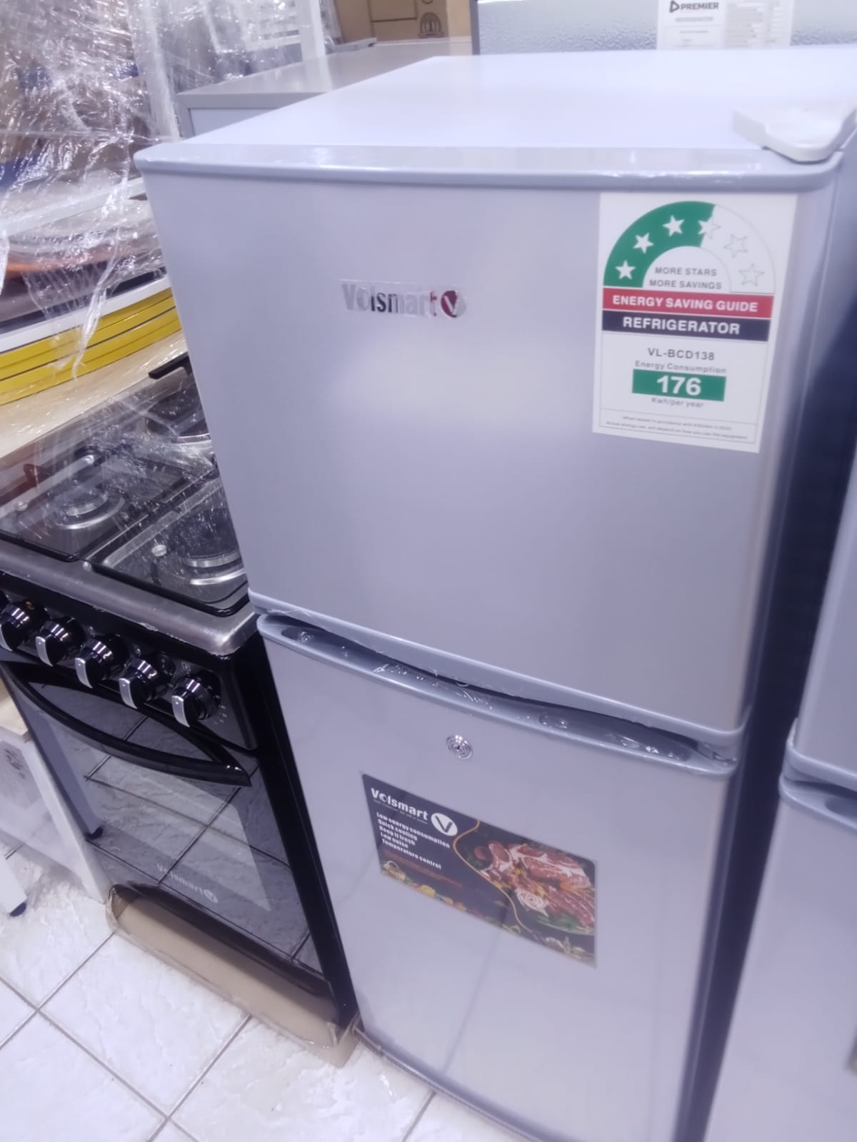 Volsmart 118l Double Door Fridge - Image 2
