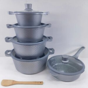 Bosch Granite Cookware 11Pc Grey