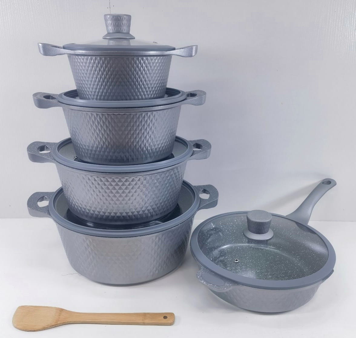 Bosch Granite Cookware 11Pc Grey