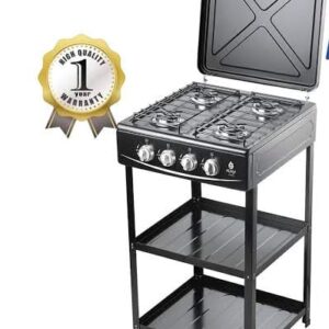 Nunix Cooker 4 Burner With Shelves
