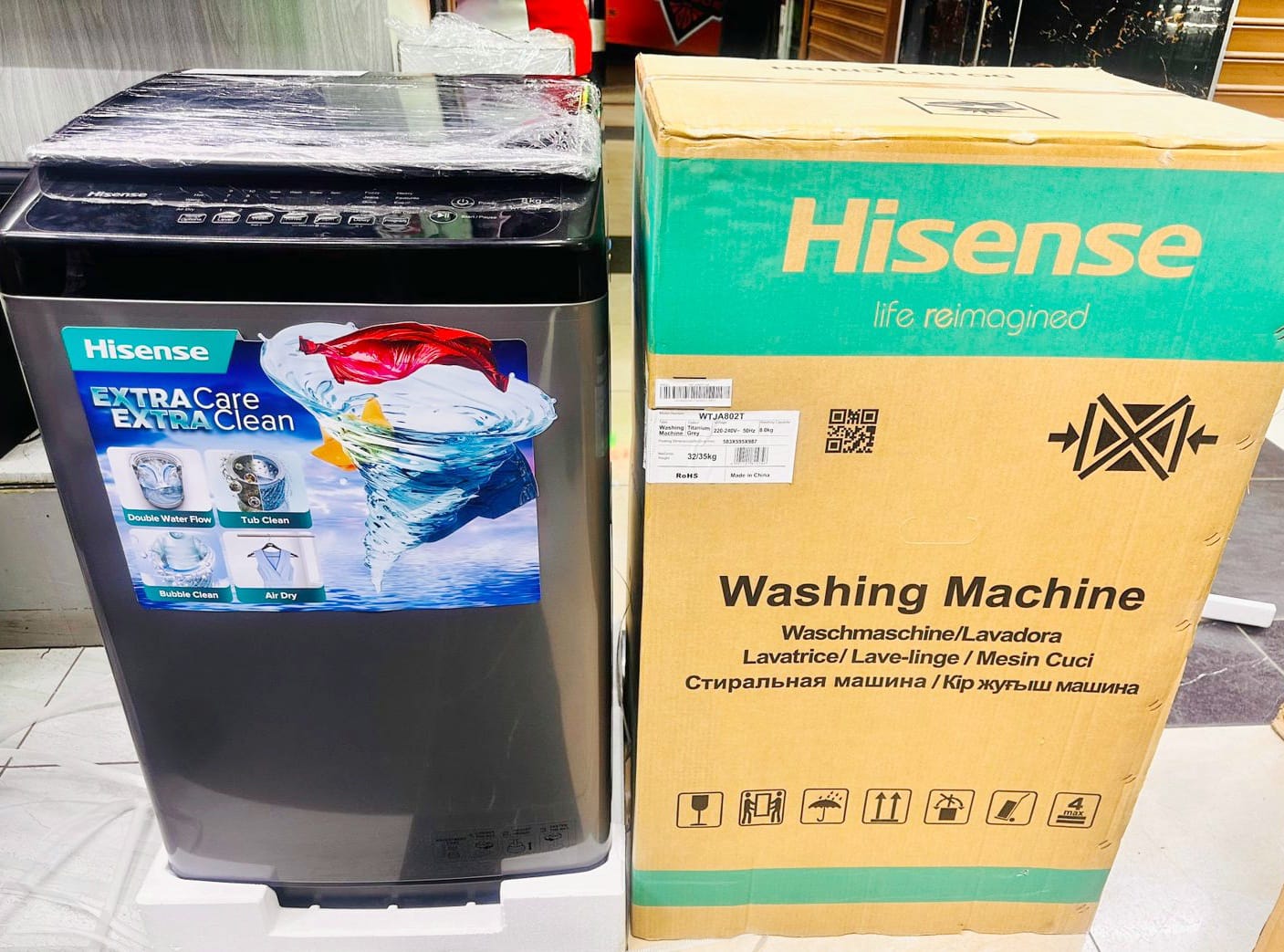 Hisense 9Kgs Top Load Fully Automated