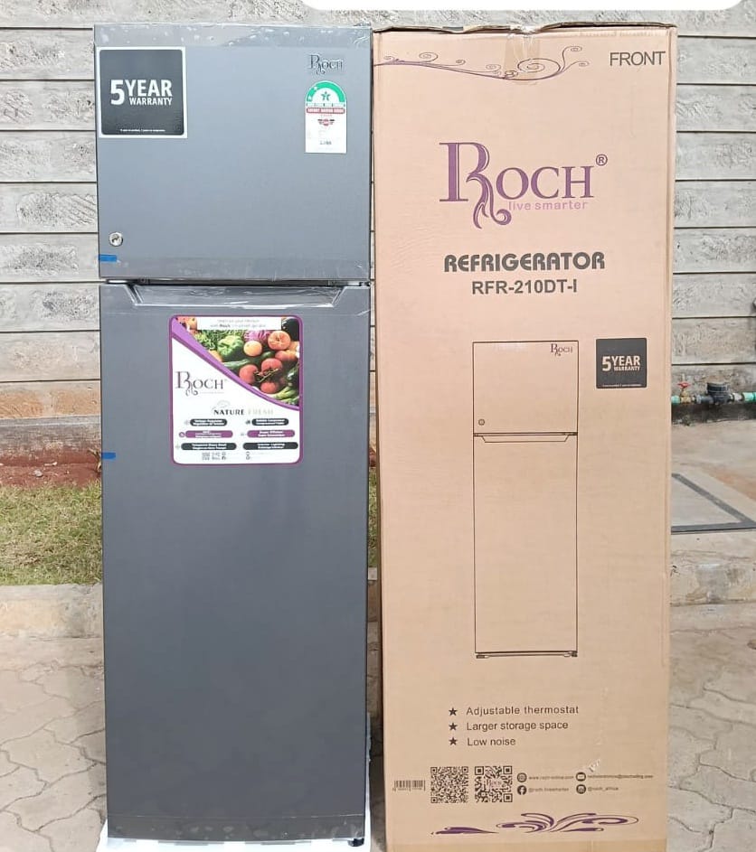 Roch 138L Double Door Fridge
