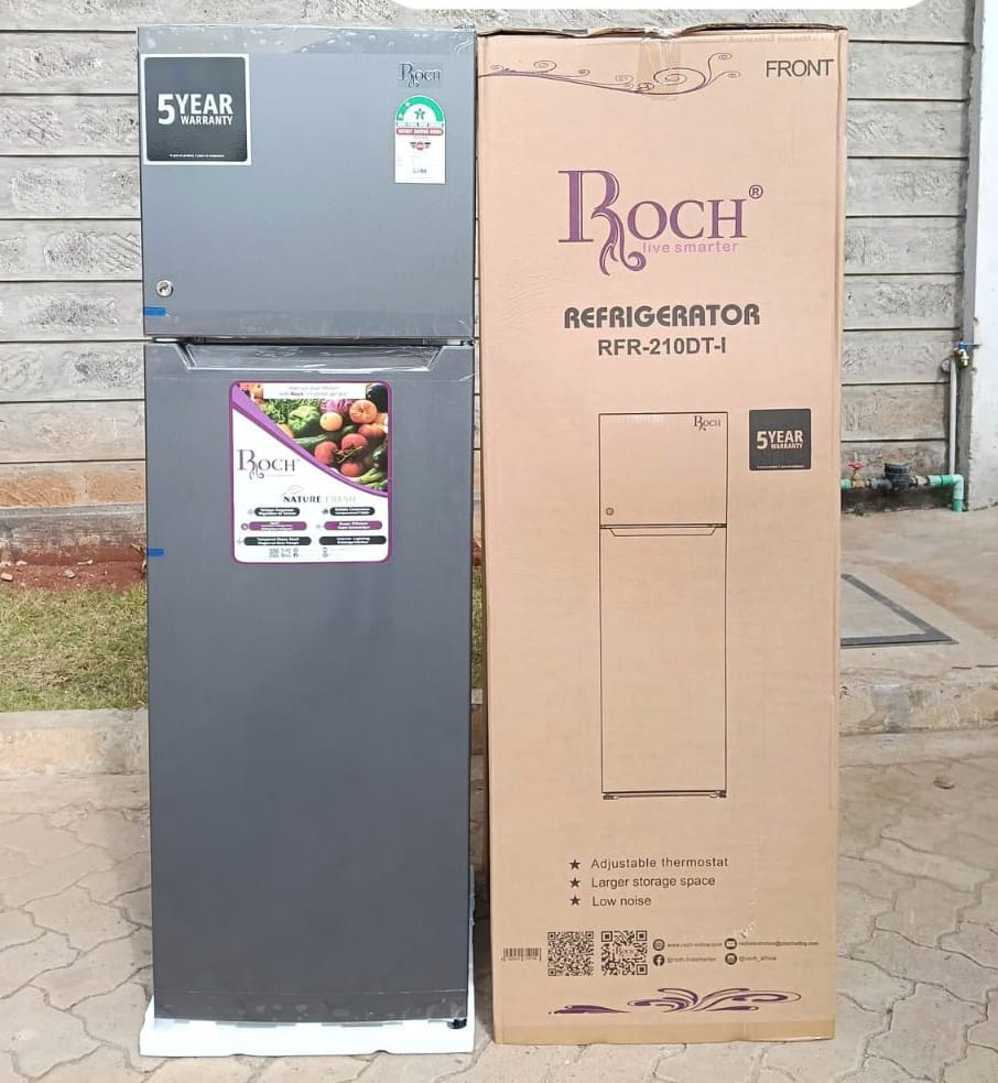 Roch 138L Double Door Fridge - Image 2