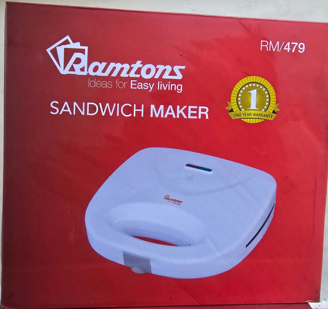 Ramtons Sandwich Maker Toaster - Image 2