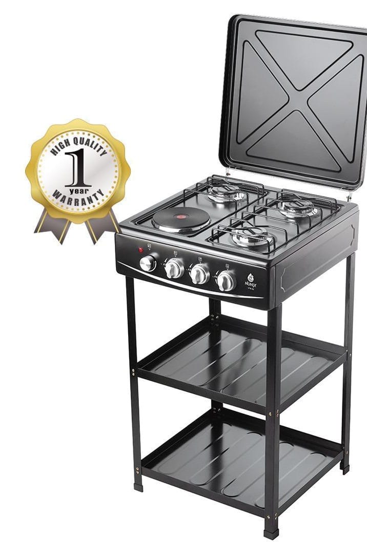 Nunix 3+1 Standing Cooker With Shelves - Image 2