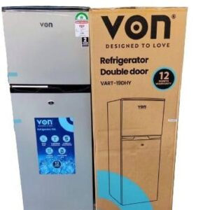 Von 136L Double Door Fridge