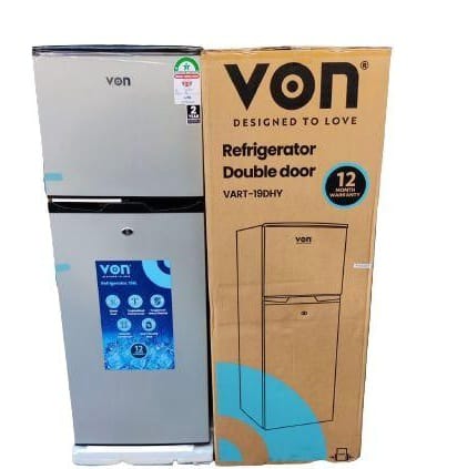 Von 136L Double Door Fridge - Image 2